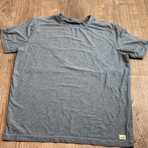 Vuori Strato Tech Tee T Shirt Men Small Cloud Heather Blue